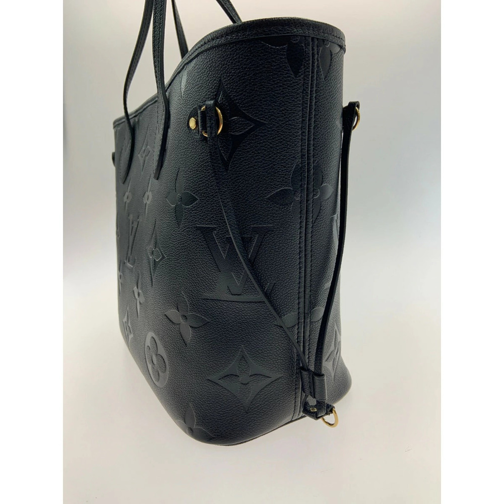 Louis Vuitton Bag Neverfull Monogram Tote Empreinte Black